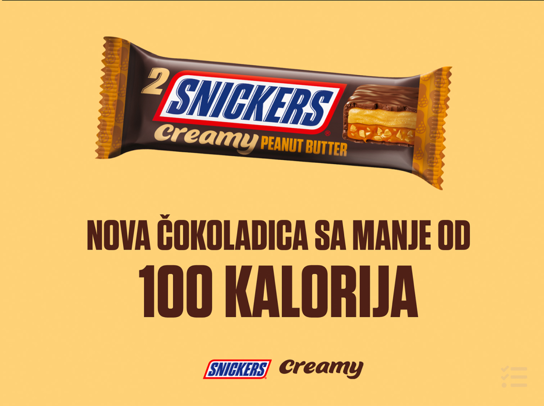 Snickers Funkcionalnosti