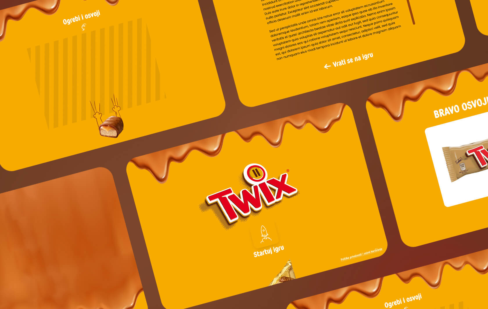 Izrada web aplikacije za Twix - Mineweb Studio